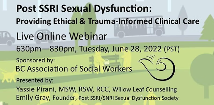 Post SSRI Sexual Dysfunction Providing Ethical Trauma Informed